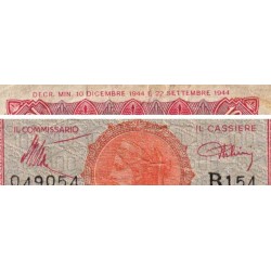 Italie - Pick 75a_2 - 100 lire - 10/12/1944 - Etat : TB-