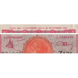 Italie - Pick 75a_2 - 100 lire - 10/12/1944 - Etat : TTB