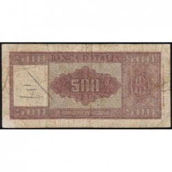 Italie - Pick 80b - 500 lire - 23/03/1961 - Etat : B