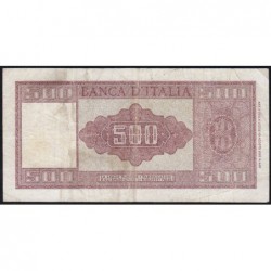 Italie - Pick 80b - 500 lire - 23/03/1961 - Etat : TB+