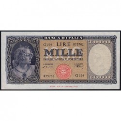 Italie - Pick 88a - 1'000 lire - Série G 229 - 10/02/1948 - Etat : SUP