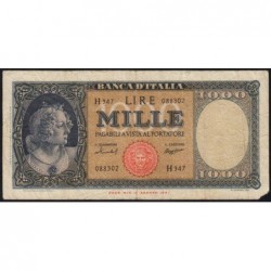Italie - Pick 88c - 1'000 lire - Série A 347 - 15/09/1959 - Etat : TB-