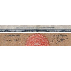 Italie - Pick 88d - 1'000 lire - Série O 394 - 25/09/1961 - Etat : TB+