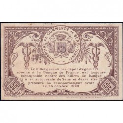 Sens - Pirot 118-2a - 50 centimes - 07/03/1916 - Etat : SUP