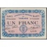 Tarare - Pirot 119-25 - 1 franc - Série K.077 - 21/04/1917 - Etat : SUP