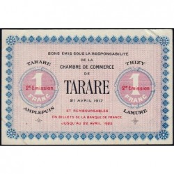 Tarare - Pirot 119-25 - 1 franc - Série K.077 - 21/04/1917 - Etat : SUP