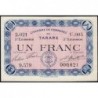 Tarare - Pirot 119-29 - 1 franc - Série U.005 - 07/02/1920 - Etat : SUP+