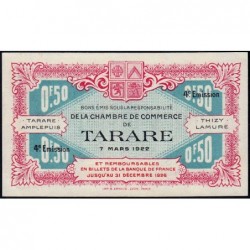 Tarare - Pirot 119-32 - 50 centimes - Série D.029 - 07/03/1922 - Etat : NEUF