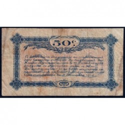 Tarbes - Pirot 120-24 - 50 centimes - Série IV - 07/05/1922 - Etat : B+