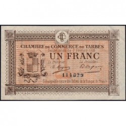 Tarbes - Pirot 120-5 variété - 1 franc - Sans série - 07/02/1915 - Etat : TTB+