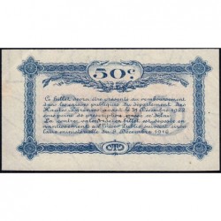 Tarbes - Pirot 120-16 variété - 50 centimes - Série IV - 23/09/1917 - Etat : SUP