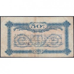 Tarbes - Pirot 120-20 variété - 50 centimes - Série V - 07/12/1919 - Etat : TTB