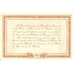 La Roche-sur-Yon (Vendée) - Pirot 65-23 - 50 centimes - Série J - 1915 - Etat : TTB