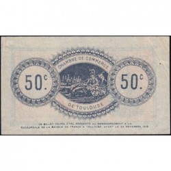 Toulouse - Pirot 122-1 - 50 centimes - Sans série - 06/11/1914 - Etat : TTB+