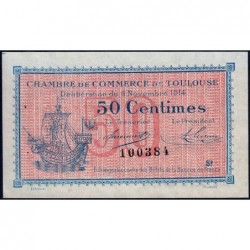 Toulouse - Pirot 122-8 variété - 50 centimes - Série 2 - 06/11/1914 - Etat : SUP+