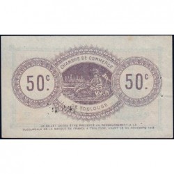 Toulouse - Pirot 122-8 - 50 centimes - Série III - 06/11/1914 - Etat : SUP+