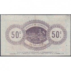 Toulouse - Pirot 122-8 - 50 centimes - Série IV - 06/11/1914 - Etat : TB+