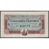 Toulouse - Pirot 122-22 variété - 50 centimes - Série 1 - 20/06/1917 - Etat : SUP