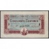 Toulouse - Pirot 122-22 variété - 50 centimes - Série 2 - 20/06/1917 - Etat : TTB