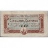 Toulouse - Pirot 122-22 variété - 50 centimes - Série 3 - 20/06/1917 - Etat : TTB+