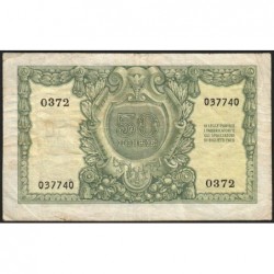 Italie - Pick 91a - 50 lire - 31/12/1951 - Etat : TB+