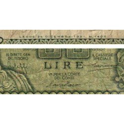 Italie - Pick 91a - 50 lire - 31/12/1951 - Etat : TB-