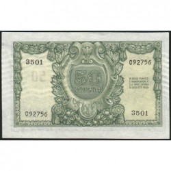 Italie - Pick 91b - 50 lire - 31/12/1951 (1955) - Etat : SPL+