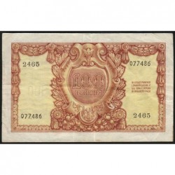Italie - Pick 92a - 100 lire - 31/12/1951 - Etat : TTB-
