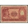 Italie - Pick 92b - 100 lire - 31/12/1951 (1955) - Etat : B