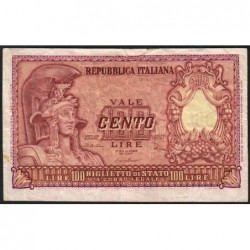 Italie - Pick 92b - 100 lire - 31/12/1951 (1955) - Etat : TB+
