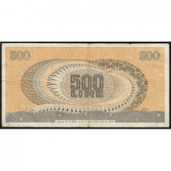 Italie - Pick 93a_1 - 500 lire - 20/06/1966 - Etat : TB+