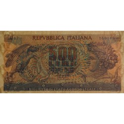 Italie - Pick 93a_2 - 500 lire - 20/10/1967 - Etat : TTB+