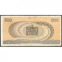 Italie - Pick 93a_3 - 500 lire - 23/02/1970 - Etat : TTB-