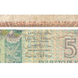 Italie - Pick 94_1 - 500 lire - 14/02/1974 - Etat : B