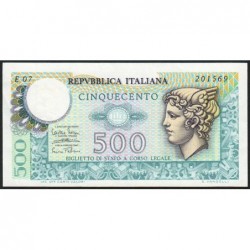 Italie - Pick 94_1 - 500 lire - 14/02/1974 - Etat : SUP