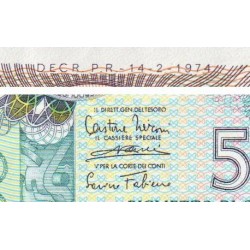 Italie - Pick 94_1 - 500 lire - 14/02/1974 - Etat : SUP