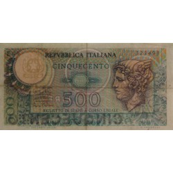 Italie - Pick 94_1 - 500 lire - 14/02/1974 - Etat : TTB