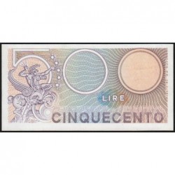 Italie - Pick 94_1 - 500 lire - 14/02/1974 - Etat : SPL