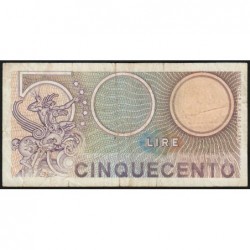 Italie - Pick 94_1 - 500 lire - 14/02/1974 - Etat : TB