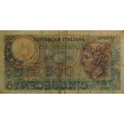 Italie - Pick 94_1 - 500 lire - 14/02/1974 - Etat : TB