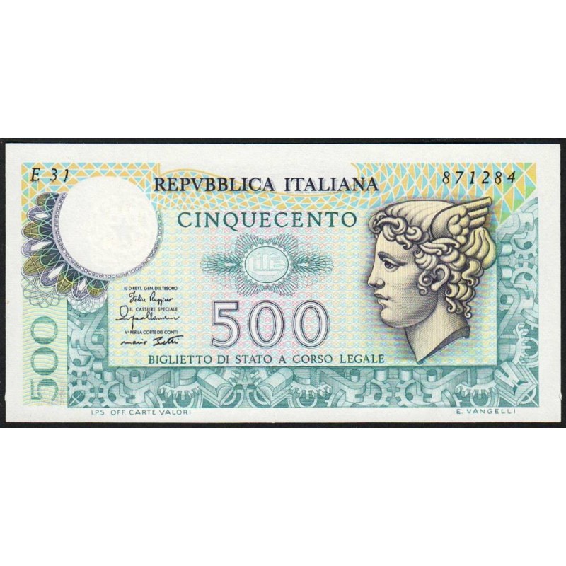 Italie - Pick 94_2 - 500 lire - 02/04/1979 - Etat : pr.NEUF