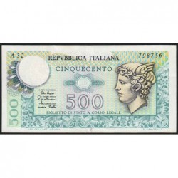 Italie - Pick 94_2 - 500 lire - 02/04/1979 - Etat : SUP+