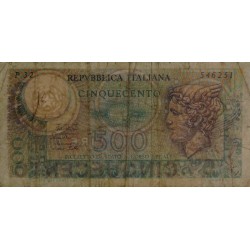 Italie - Pick 94_2 - 500 lire - 02/04/1979 - Etat : TB-