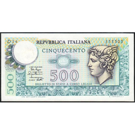 Italie - Pick 94_2 - 500 lire - 02/04/1979 - Etat : pr.NEUF
