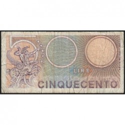 Italie - Pick 95 - 500 lire - 20/12/1976 - Etat : TB-