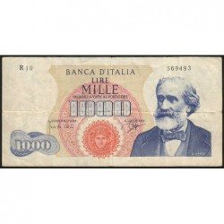 Italie - Pick 96a - 1'000 lire - 14/07/1962 - Etat : TTB-