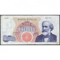 Italie - Pick 96d_1 - 1'000 lire - 10/08/1965 - Etat : TB+
