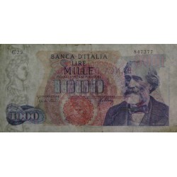 Italie - Pick 96d_1 - 1'000 lire - 10/08/1965 - Etat : TB+