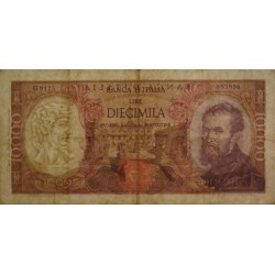 Italie - Pick 97b_2 - 10'000 lire - 27/07/1964 - Etat : TB+