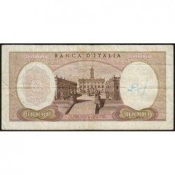 Italie - Pick 97d - 10'000 lire - 04/01/1968 - Etat : TB-